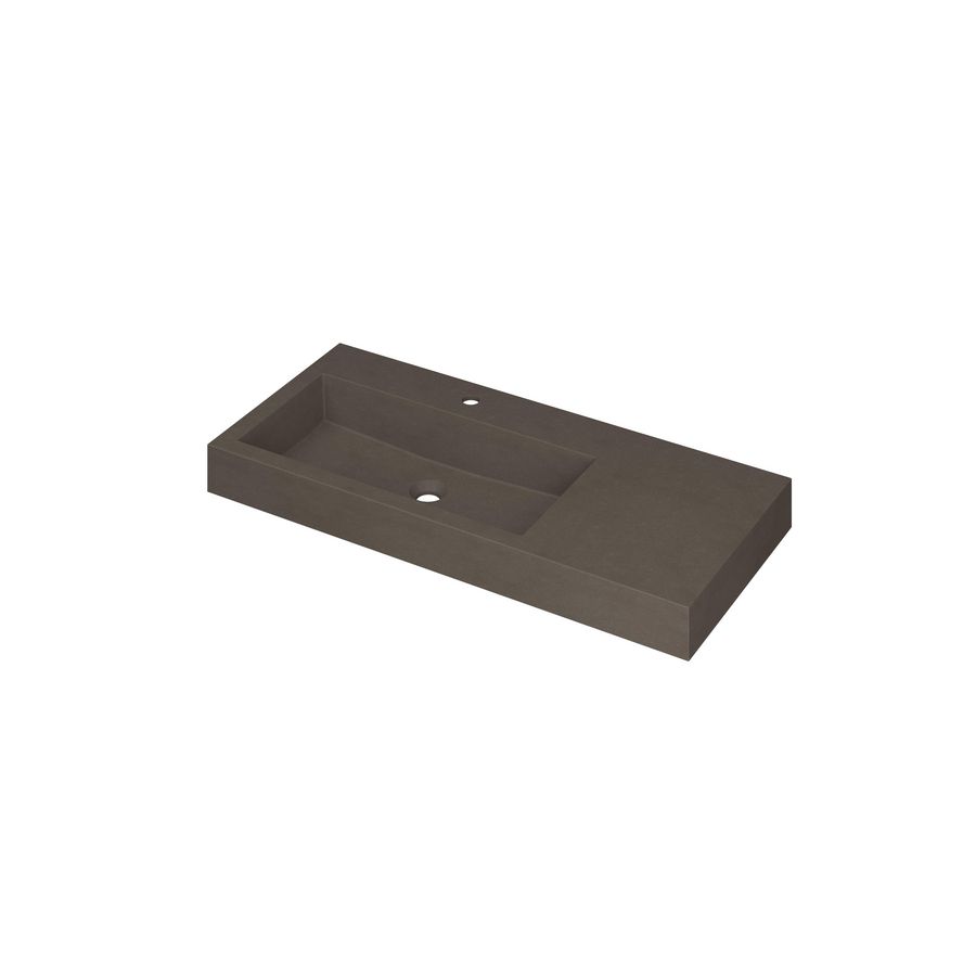 Wastafel Quartz wasbak links met 1 kraangat 3421436