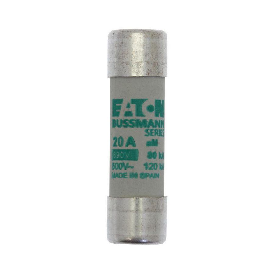 Zekering laagspanning 20A AC 500V 14x51 aM met slagp VVE=10