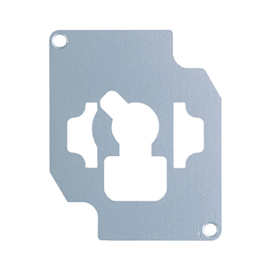 Vergrendelingsplaat voor sleutelschak.