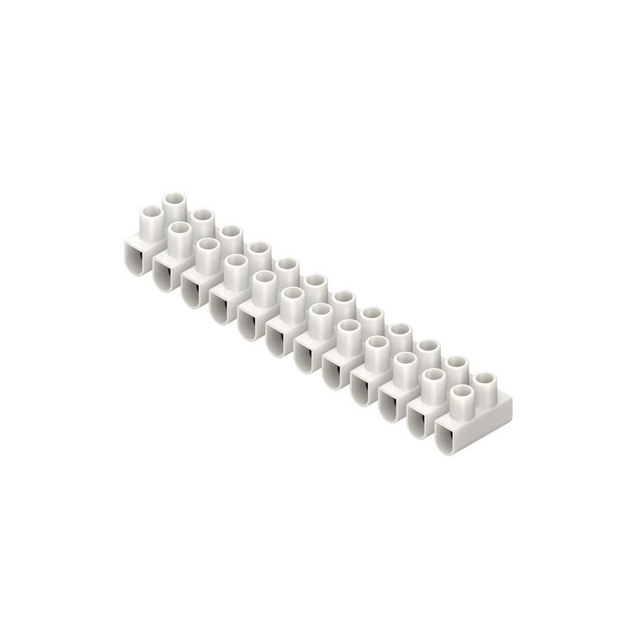 Kroonklemmenstrook wit 129.3  4mm²  12-polig