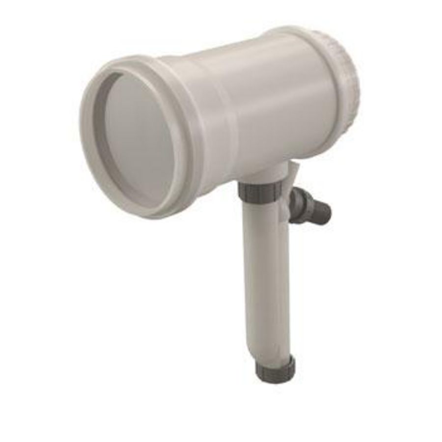 Eindstuk Rolux cascade met condensopvang 125mm