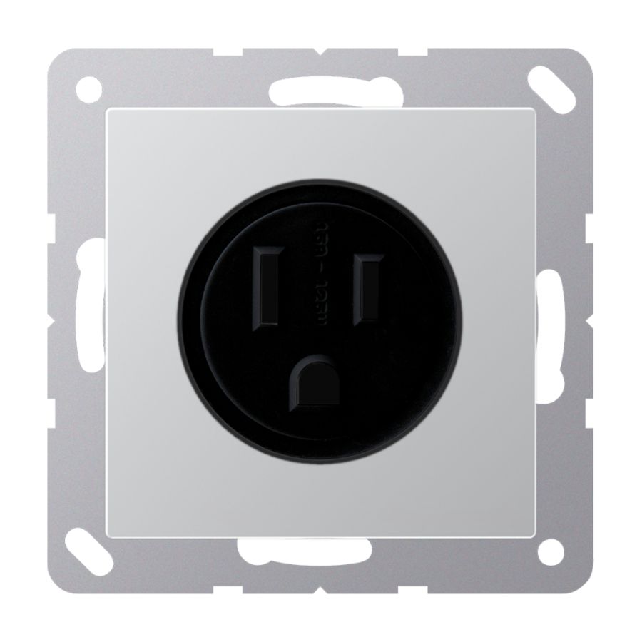 Wandcontactdoos aluminium Us-Nema 15 A A500
