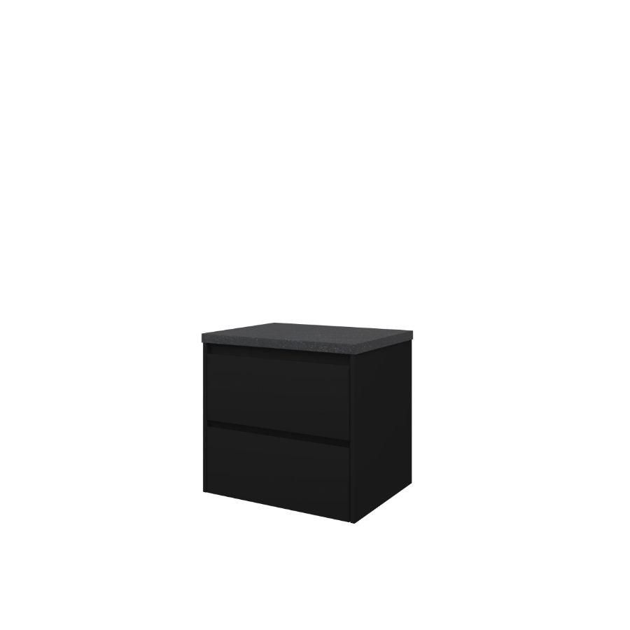Proline Top afdekplt hardst en OK Sym Mat zwart/BLuSt 60x46