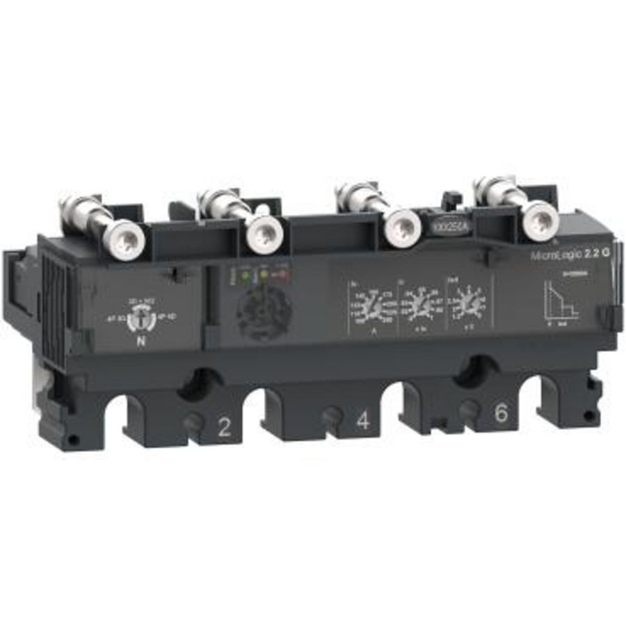 Trip unit NSX100 AC 4P4D 100A 2.2G ComPact