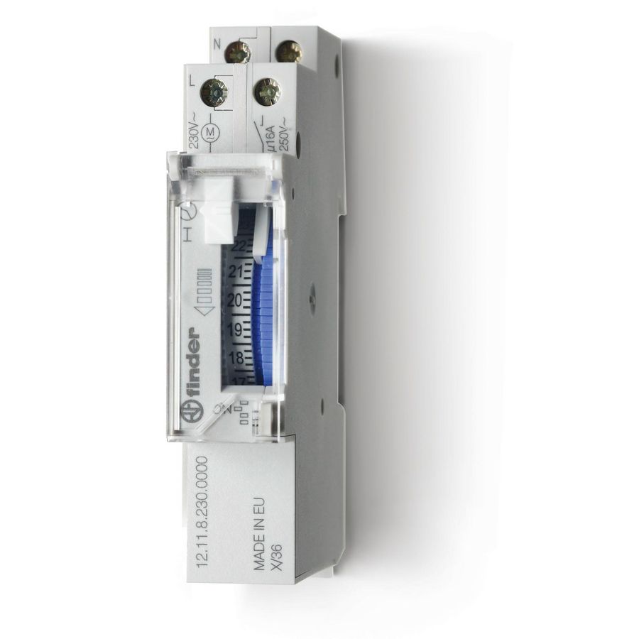 Tijdschakelklok 1 maakcontact 16A 230V AC 12.11.8.230.0000