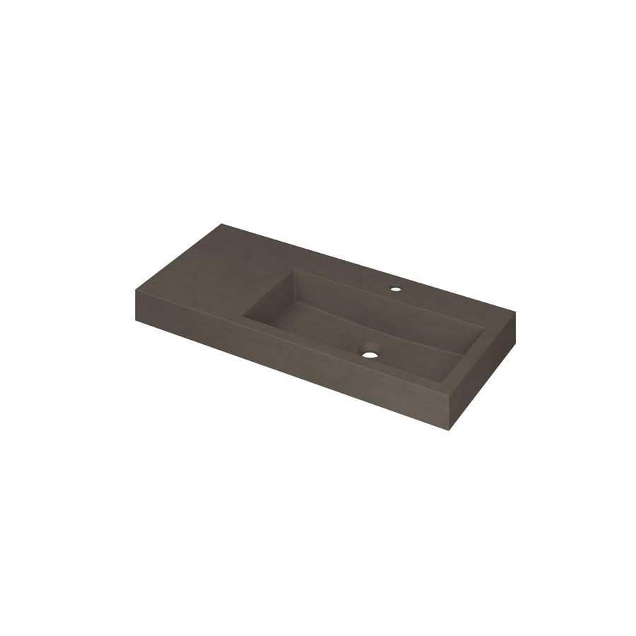 Wastafel Quartz wasbak rechts met 1 kraangat 3421439