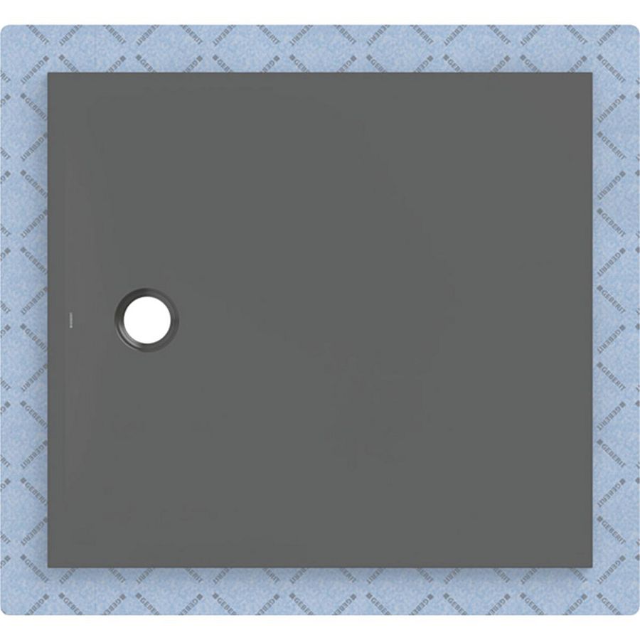 Douchevloer CleanFloor30 geïntegreerd met afdichtingsvlies grafiet: 110x100cm