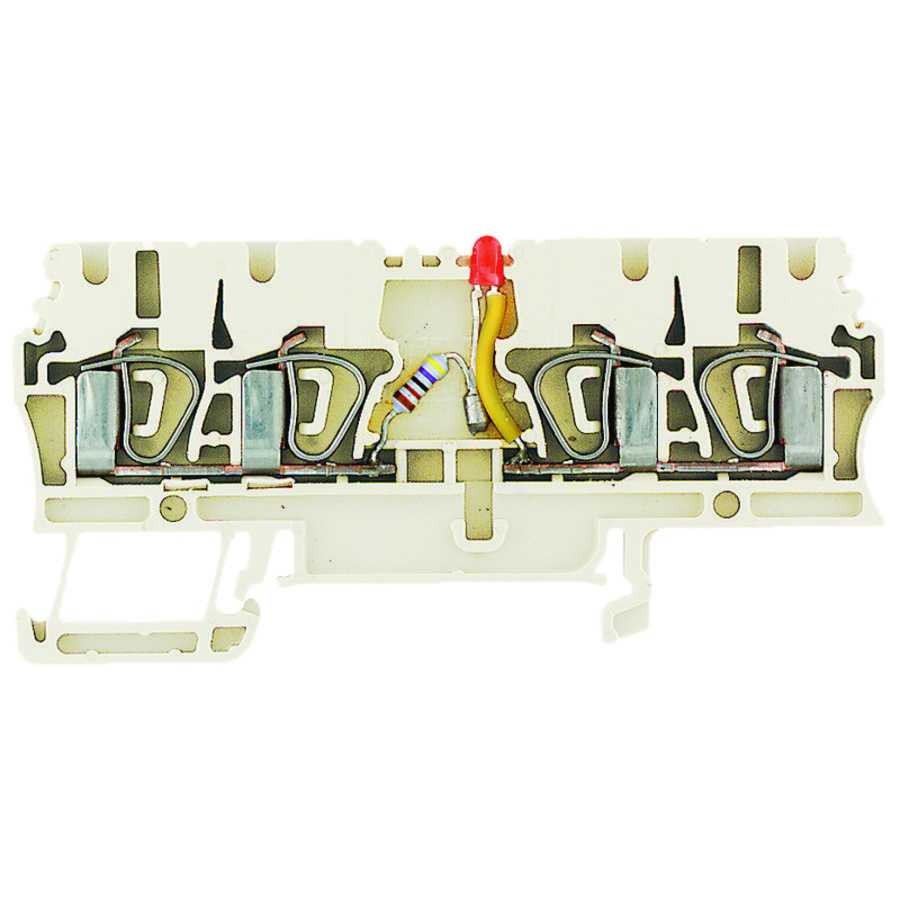 Component rijklem wit 2.5mm² 24 VVE=20