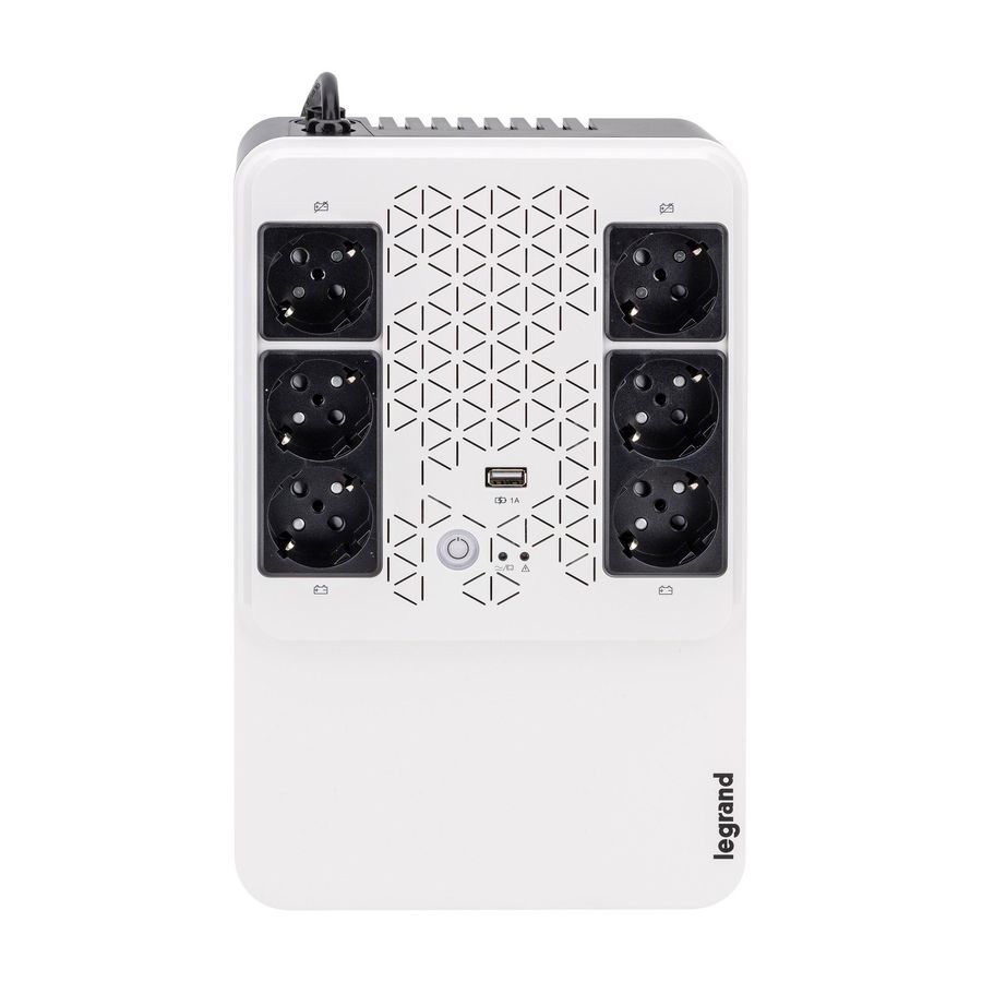 Noodstroomvoorziening Multiplug LI VI 600VA 4 + 2 UPS Keor