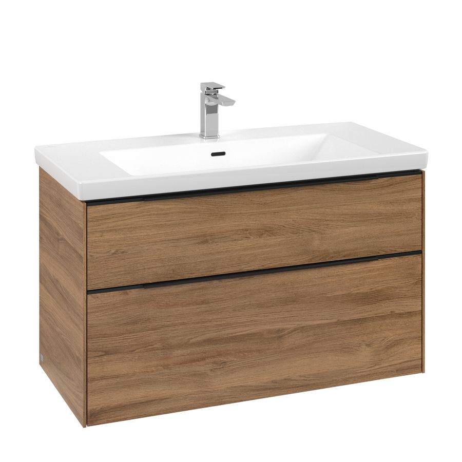 Wastafelonderkast Subway 3.0 973x576x478mm Oak Kansas C570L1RH