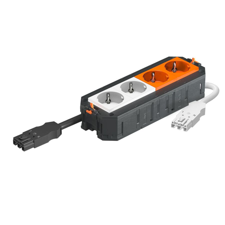 Univers. drager WINSTA VDE 2v. Wit 2v oranje 208x76x45