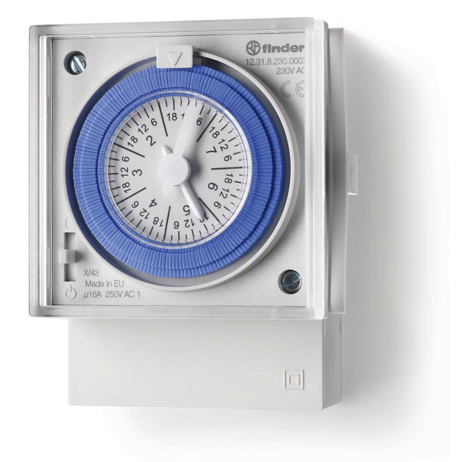 Tijdschakelklok 1 wisselcontact 16A 230V AC 12.31.8.230.0007