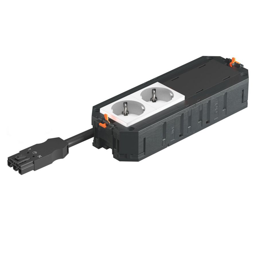 Universele drager connect WINSTA VDE 2v. wit 208x76x45