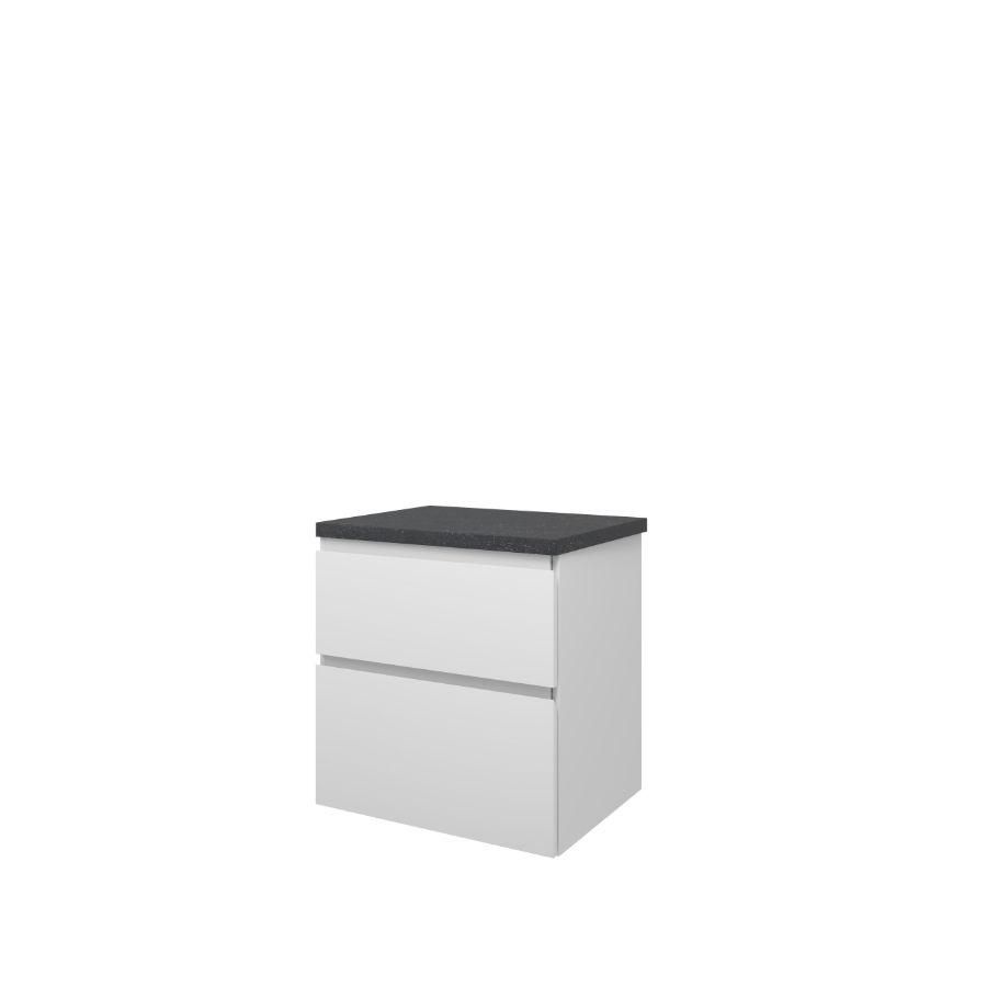 Proline Top afdekplt hardst en OK a-Sym Mat wit/BLuSt 60x46