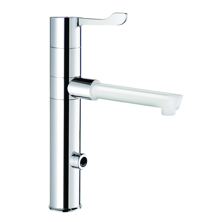 Mengkraan elekt.+uitloop draaibaar H.180 + 1 wegwerpb. uitl.