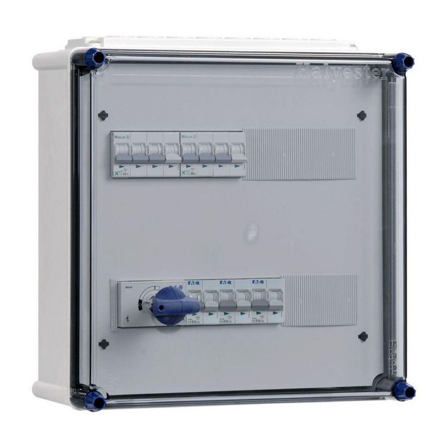 Groepenkast Duco 40A 4p en inst.aut.