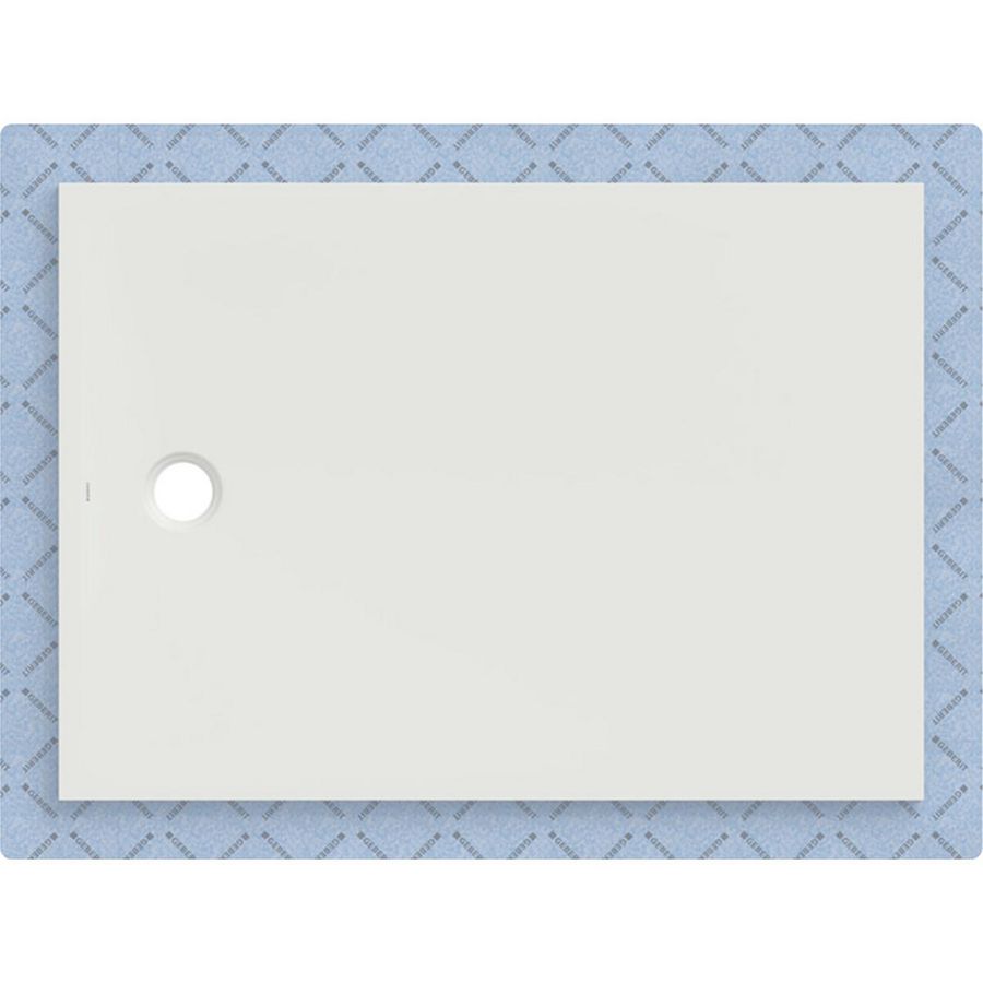 Douchevloer CleanFloor30 geïntegreerd met afdichtingsvlies wit: 140x100cm