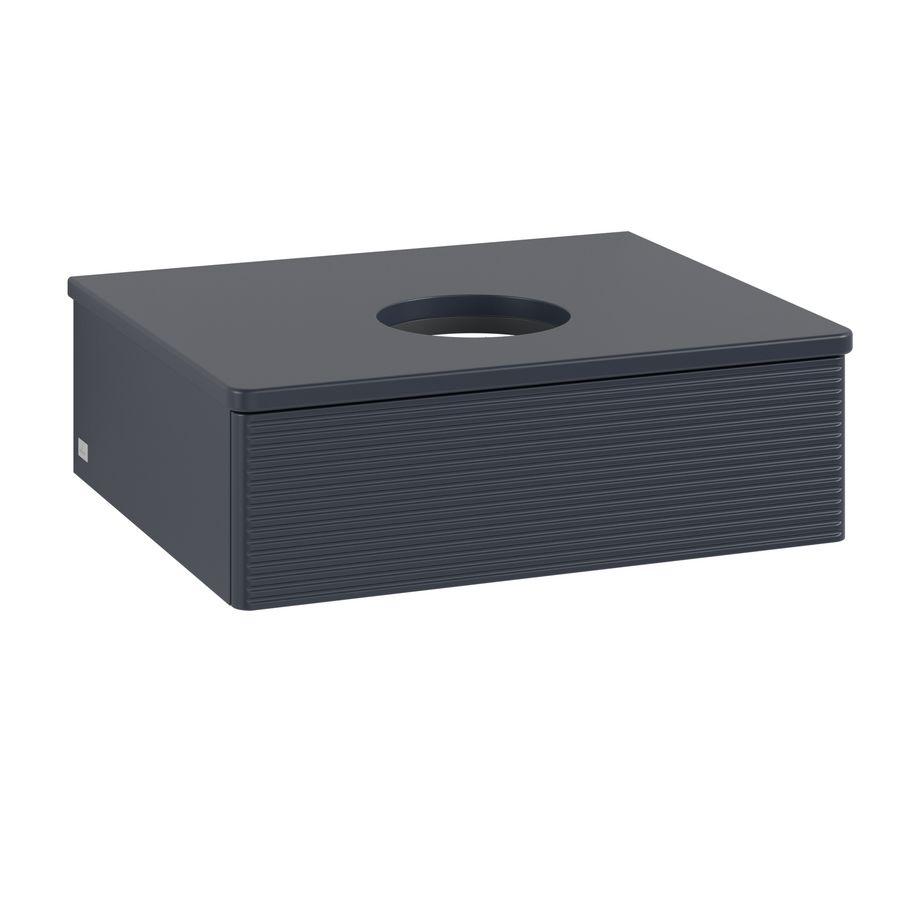 Wastafelonderkast Antao 600x190x500mm Mid.Blue Matt Lacquer K07110HG