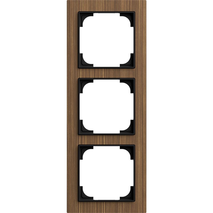 Afdekraam 3v art-hout walnoot