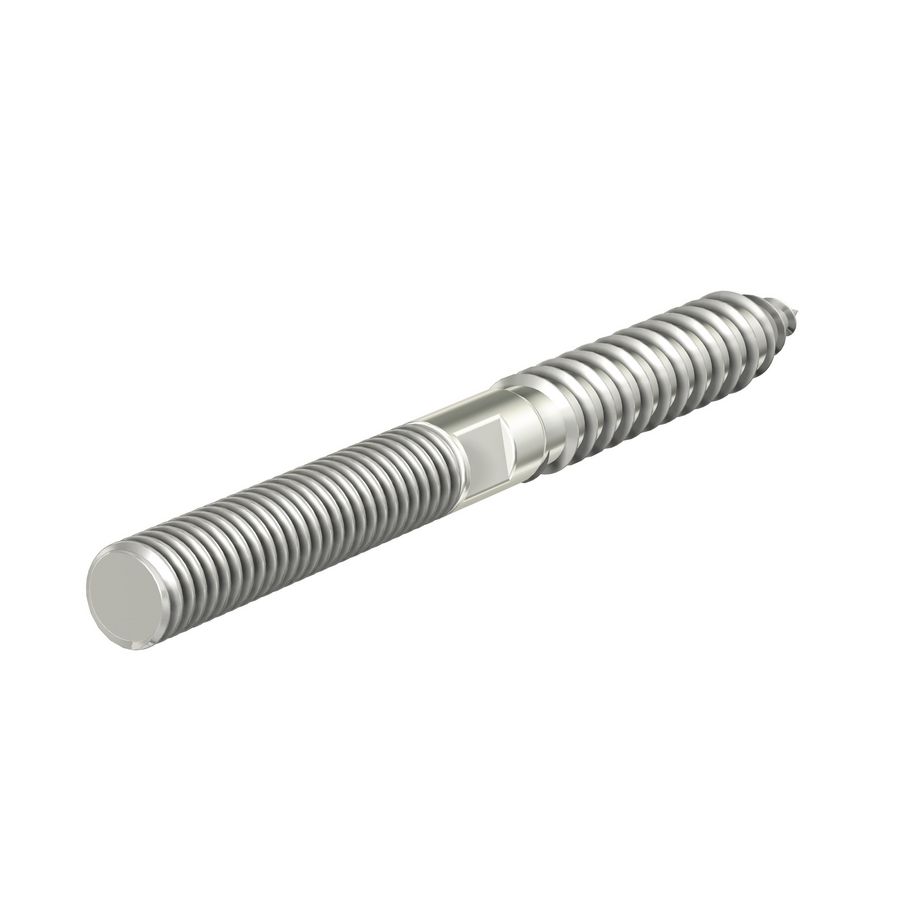 HO houtdraadbout M10x80mm RVS VVE=100