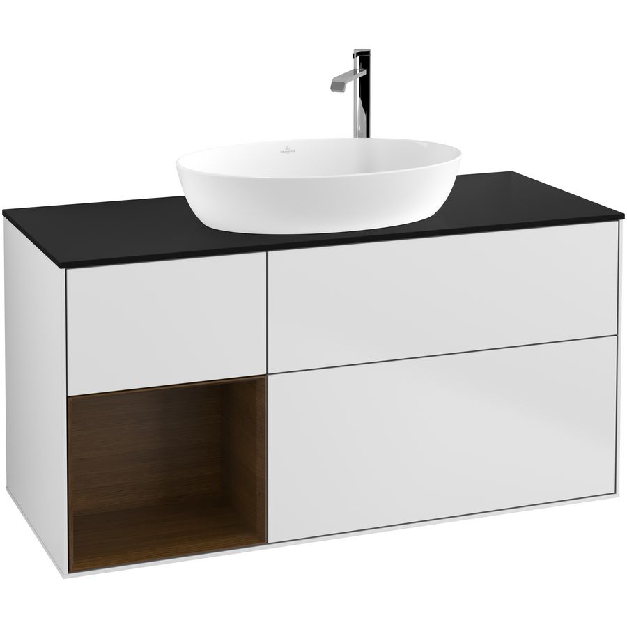 Wastafelonderkast Finion 1200x603x501mm White Matt Lacquer G942GNMT