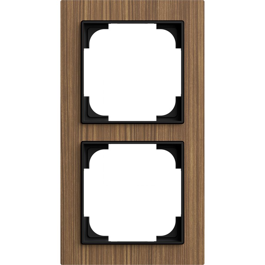 Afdekraam 2v art-hout walnoot