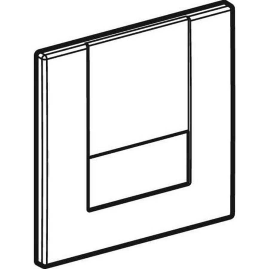 Urinoir afdekplaat infrarood Tango glans chroom