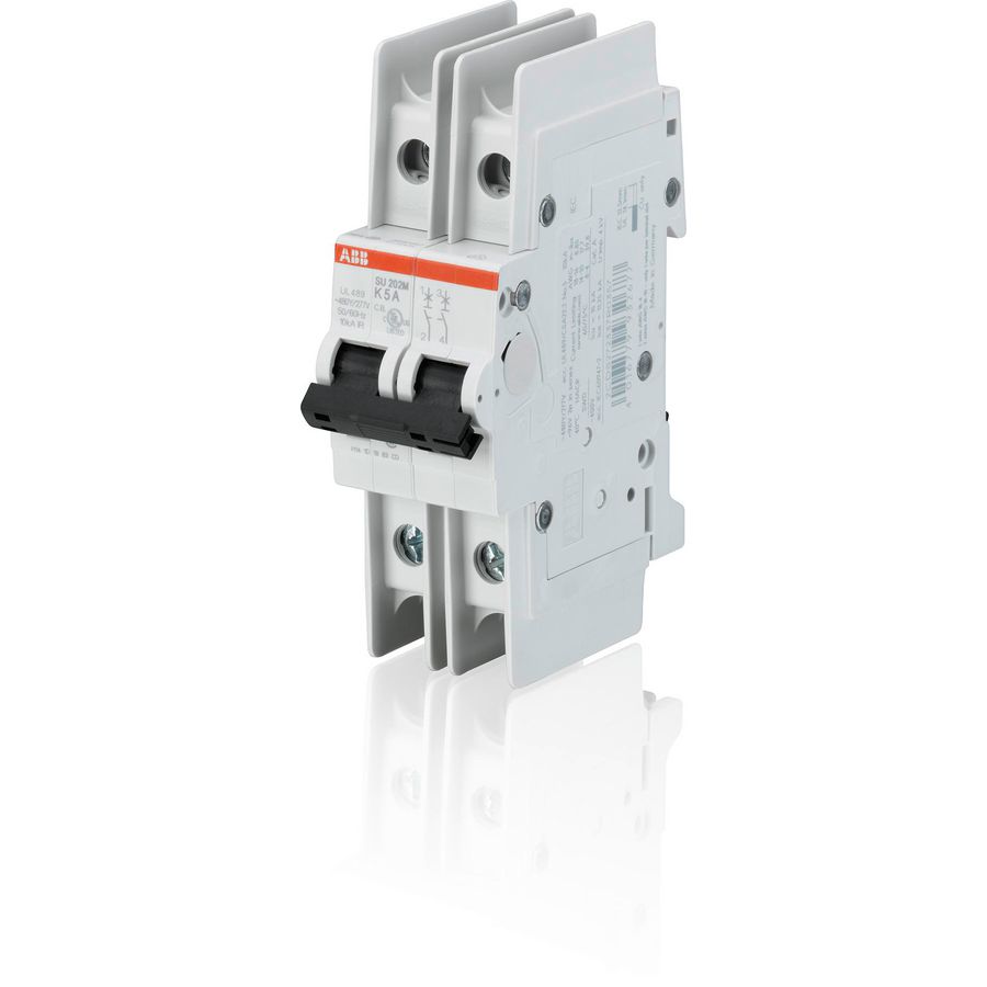 Installatieautomaat UL489 2P K-karakteristiek 15A 10kA 277VAC 96VDC