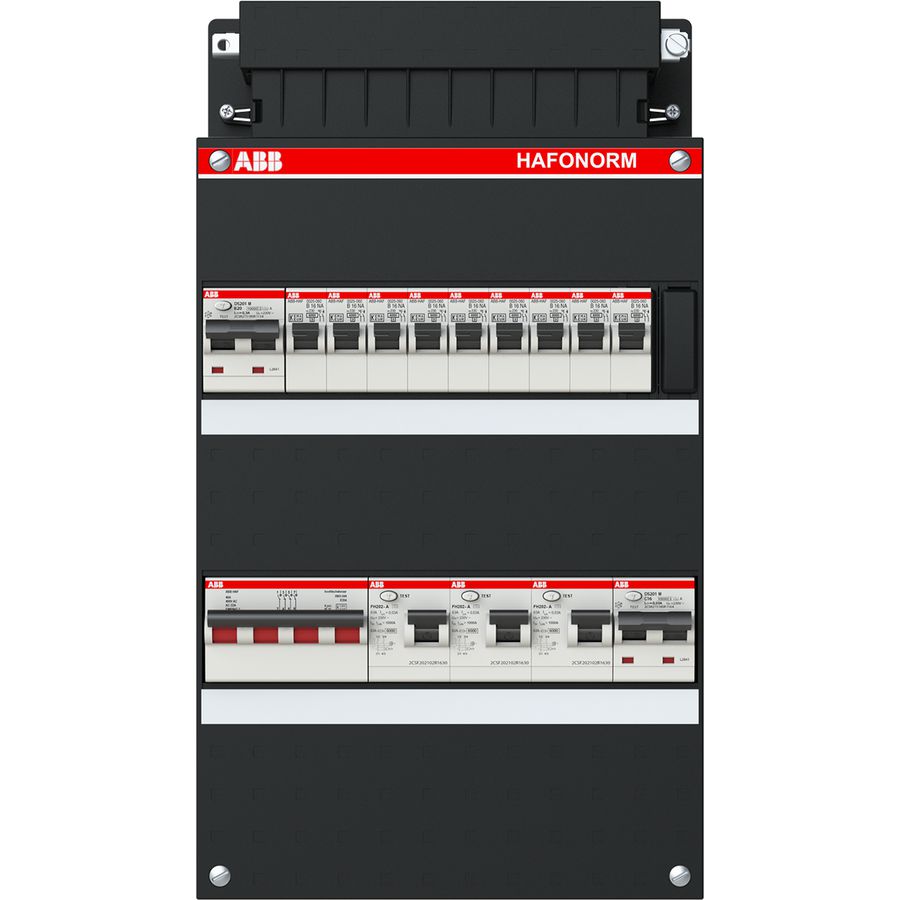 Groepenkast 3-fase 1 40A 4P ALS 63A 4P 30 mA 1SPF006972F0067