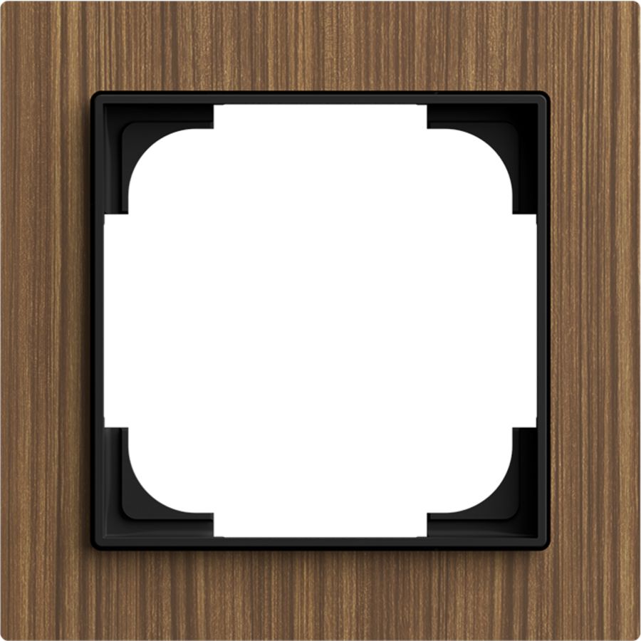 Afdekraam 1v art-hout walnoot