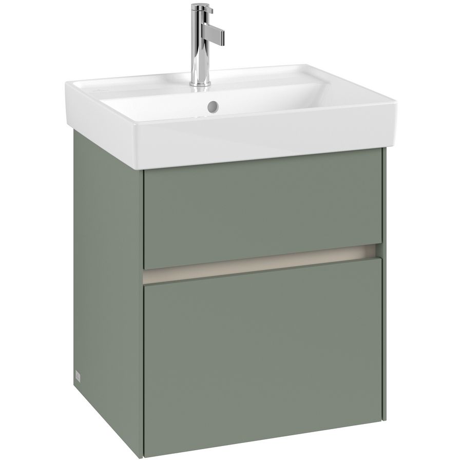 Wastafelonderkast Collaro 510x546x414mm Soft Green C007B0AF