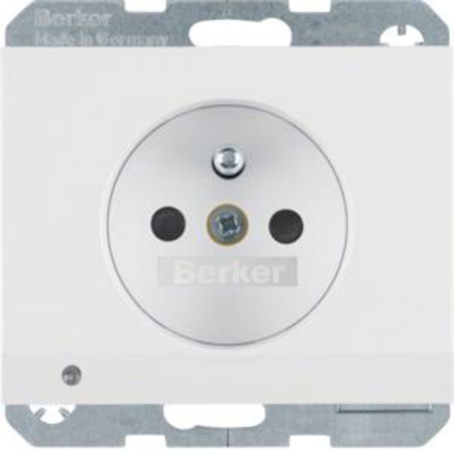 Wandcontactdoos penaarde led-orient. berker K.1/K.5
