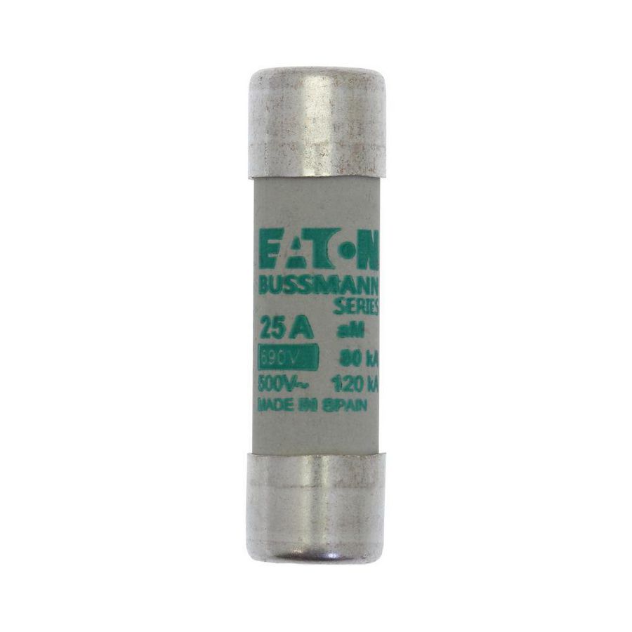 Zekering laagspanning 25A AC 500V 14x51 aM met slagp VVE=10