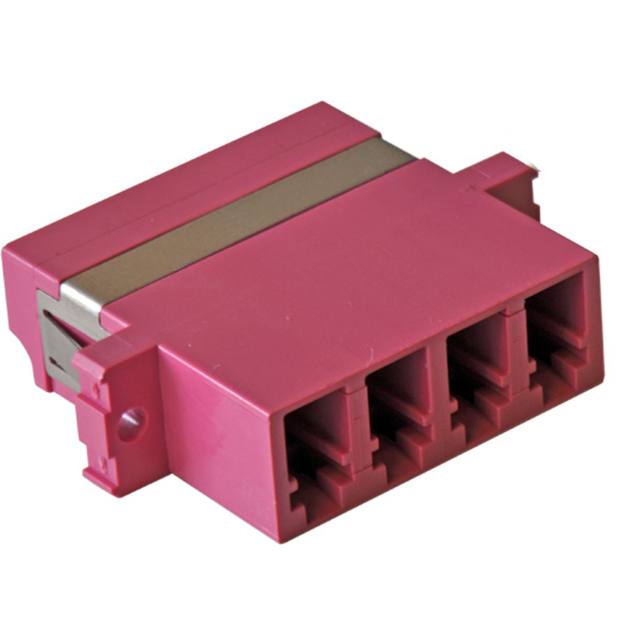 LC ADAPTOR QUAD mm OM4 Pink "SC-duplex FOOTPRINT"