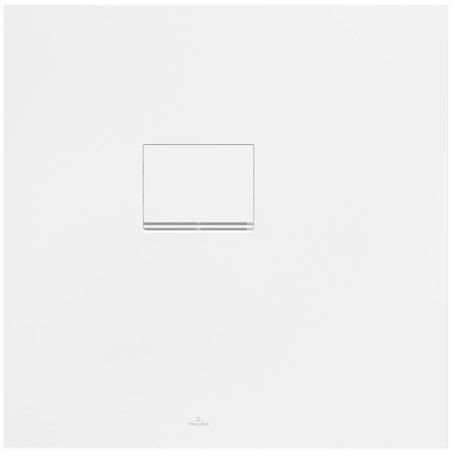 Douchebak Squaro Inf. hoekinb. LI 800x800mm Quaryl stone wh.