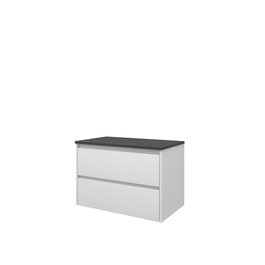 Proline Top afdekplt hardst en OK Sym Mat wit/BLuSt 80x46