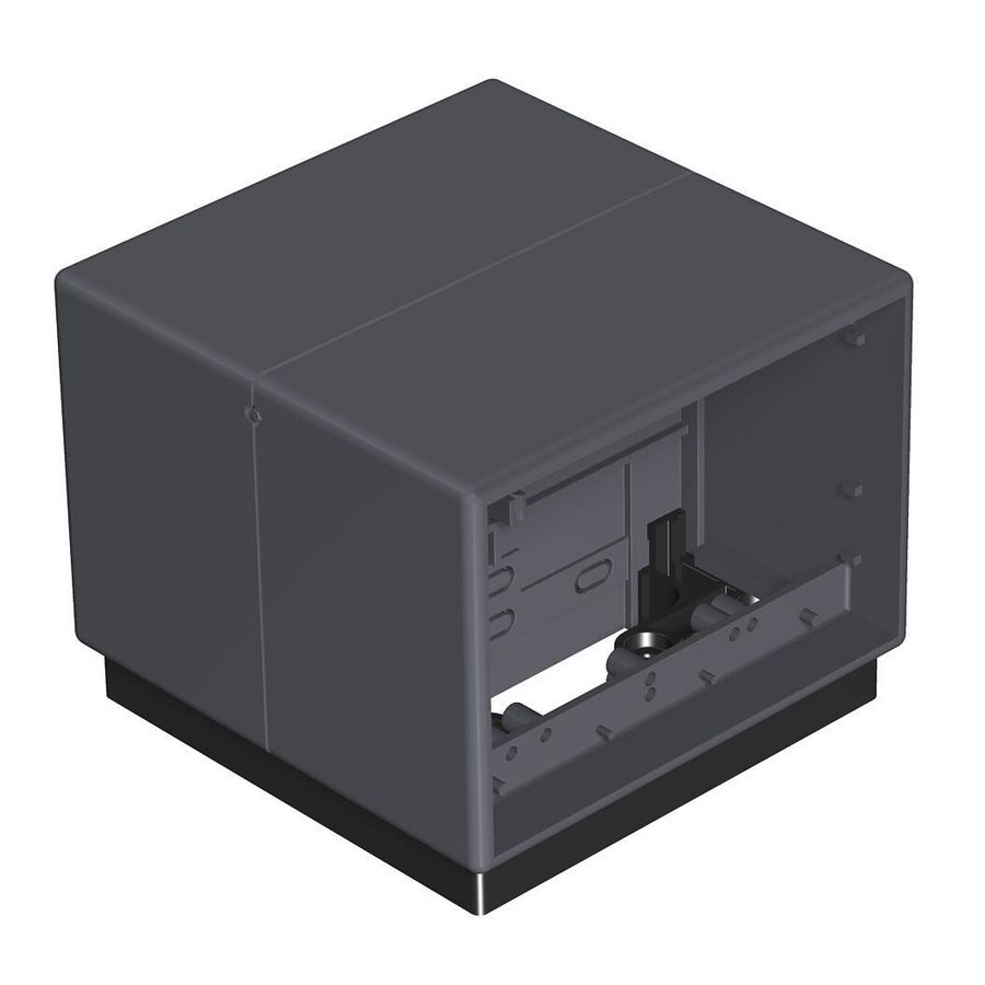 Telitank 118x118x97 polyamid grijs 11