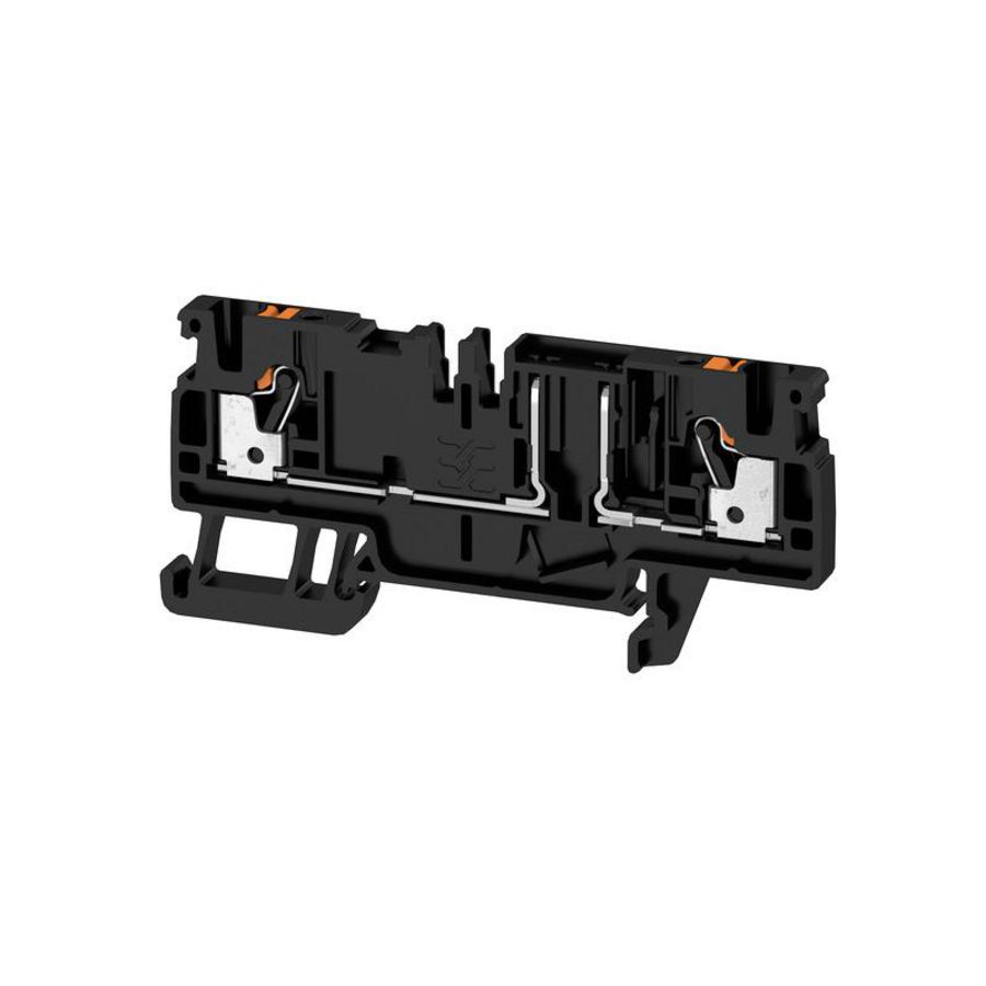 Zekeringsklem PUSH IN zwart 2.5mm² 10A 400V connect VVE=50