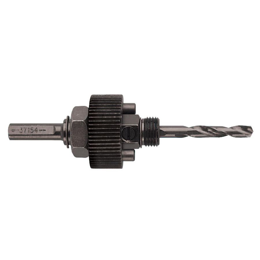 Gatzaaghouder stift 7,9mm bereik 32mm-51mm  incl. centreerboor