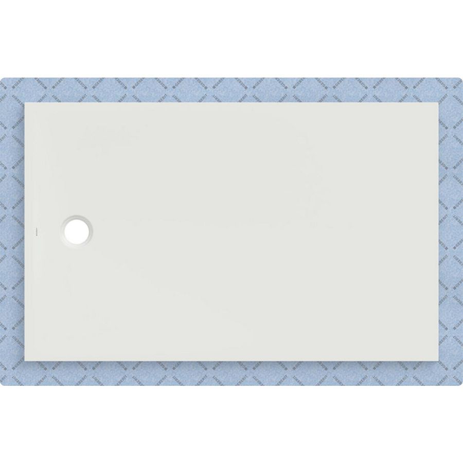 Douchevloer CleanFloor30 geïntegreerd met afdichtingsvlies wit: 160x100cm