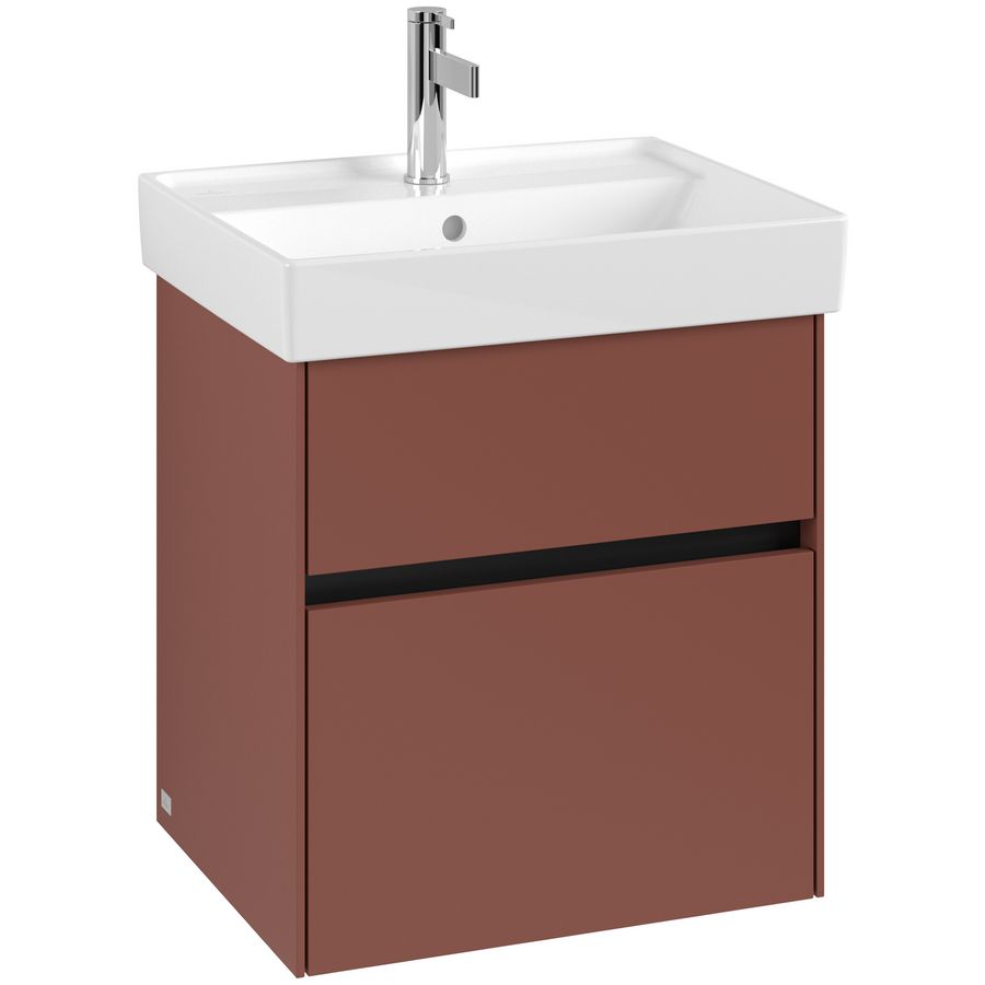 Wastafelonderkast Collaro 510x546x414mm Wine Red C007B0AH