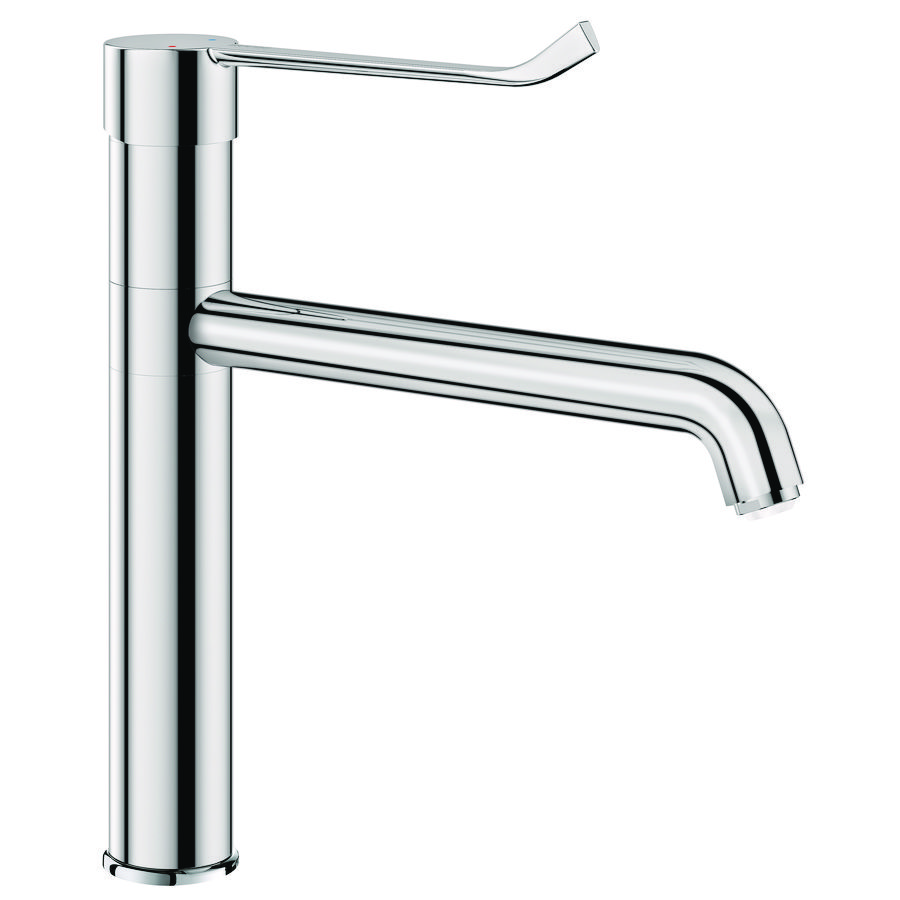 Mengkraan+hoge draaibare uitl H.165 L.220 hygien. hendel