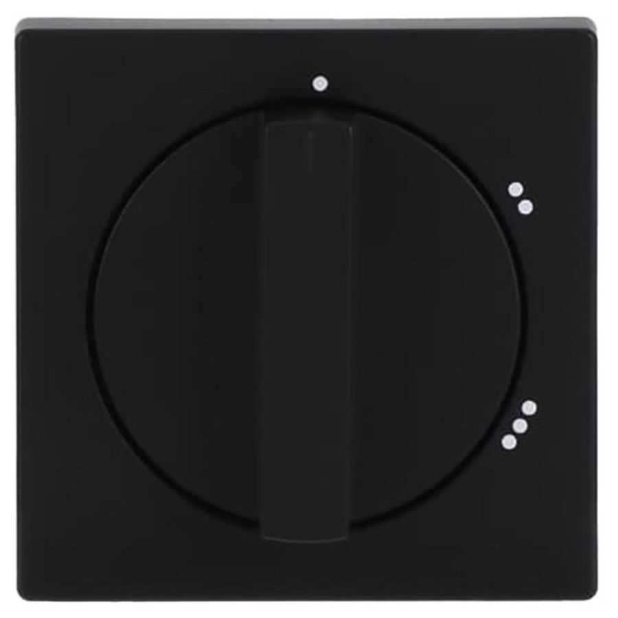 Centraalplaat voor 3 standen schak 2710/1U f-matzwart (2542 DR/02-885)