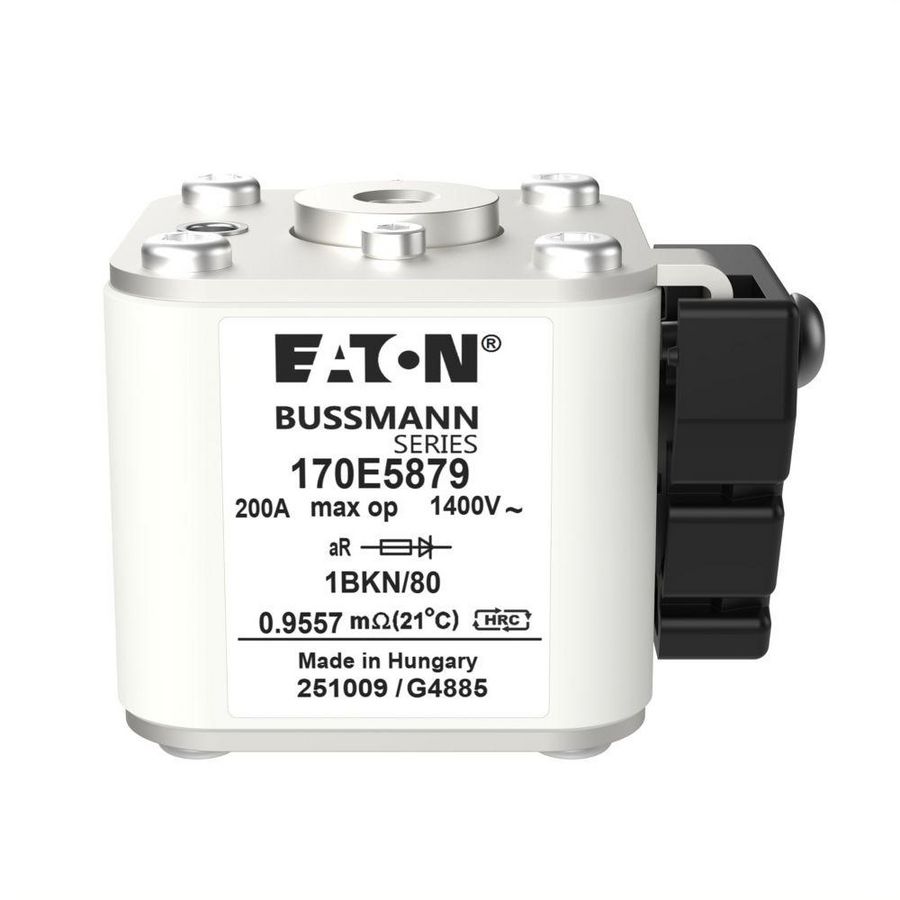Zekering hoge snelheid 200A AC 1400V 100kA size 1 aR IEC Ty