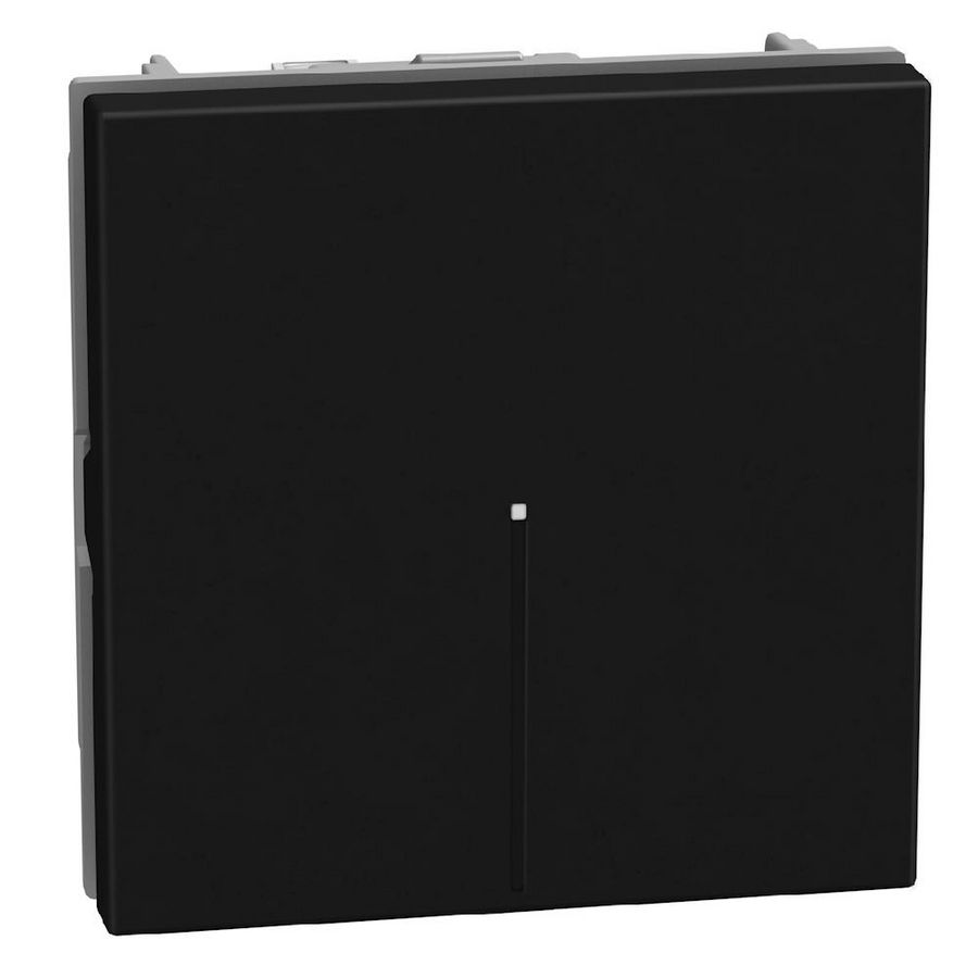 Light Now axiale kruisschakelaar 10AX - 2 modules - zwart