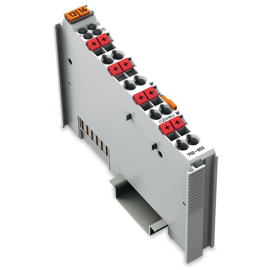 Potentiaalvermenigvuldiging 8-voudig 24V lichtgrijs