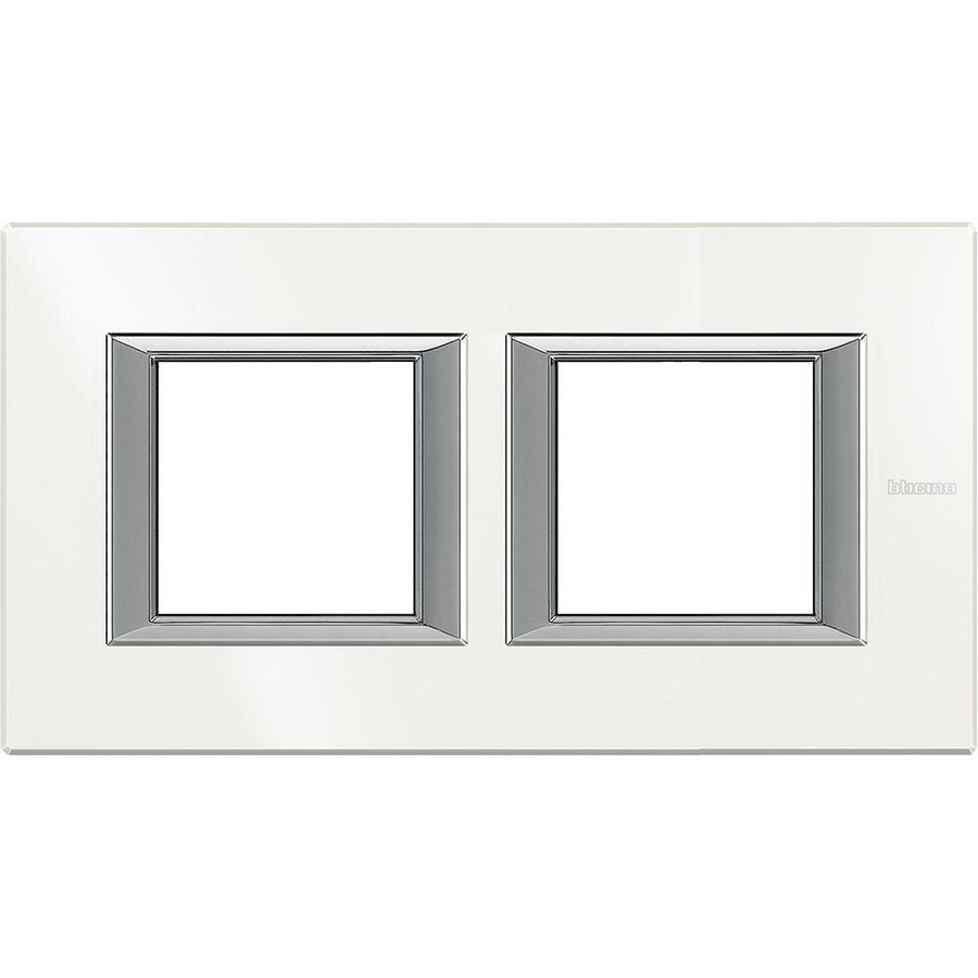 Afdekraam recht horizontaal 2x2 modulen Axolute White
