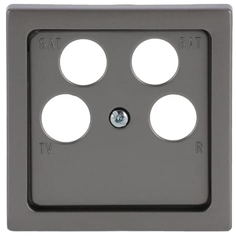 Centraalplaat 50 x 50 Ankaro antenne pure-rvs (1743/10-04-866)