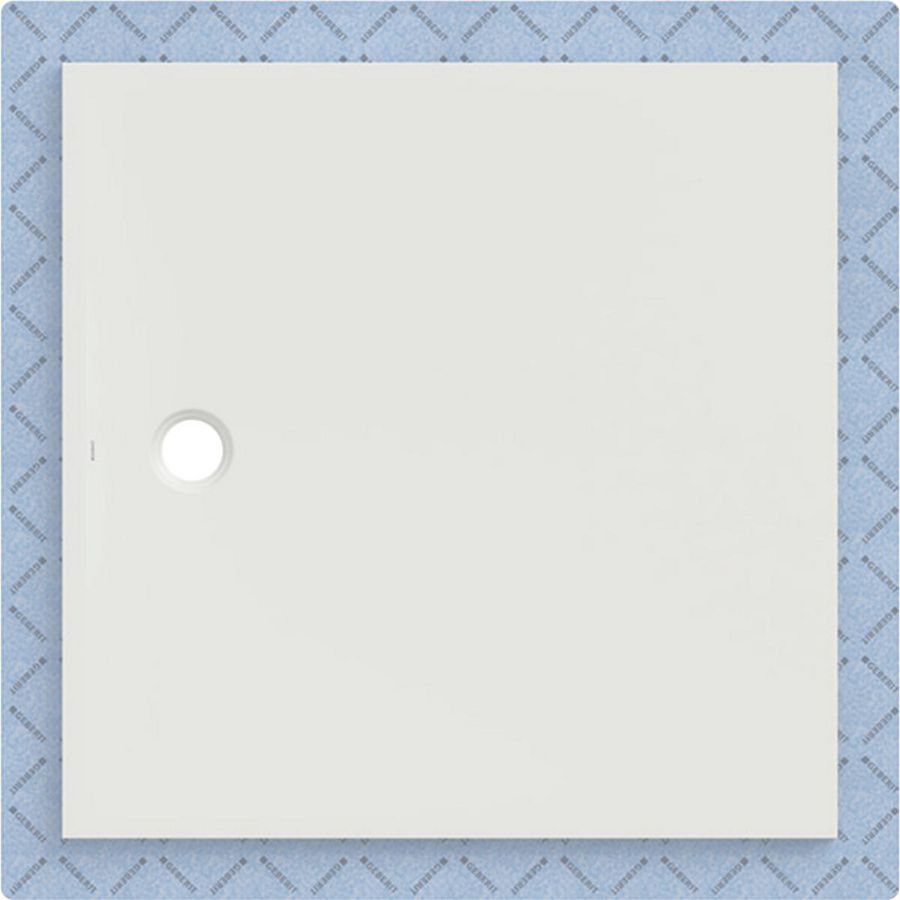 Douchevloer CleanFloor30 geïntegreerd met afdichtingsvlies wit: 120x120cm