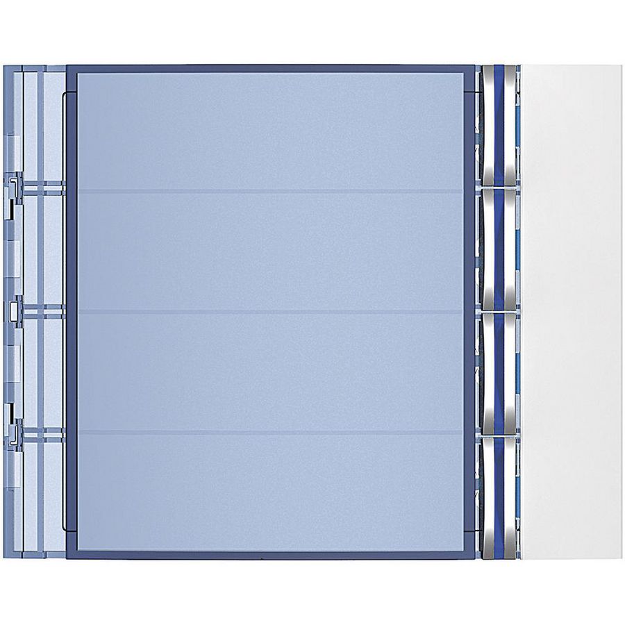Frontplaat 4-voudig Allwhite Sfera